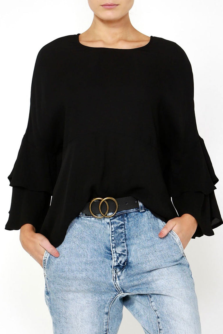 [TEST] Libby Ruffle Sleeve Top
