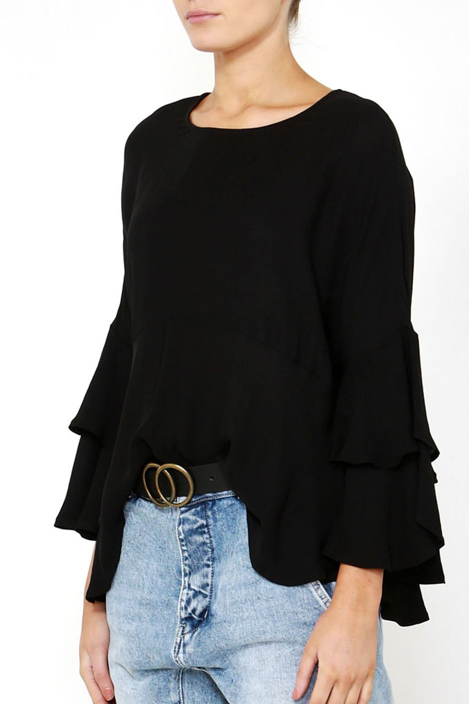 [TEST] Libby Ruffle Sleeve Top
