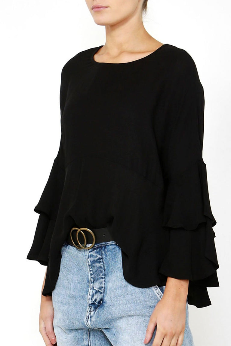 [TEST] Libby Ruffle Sleeve Top