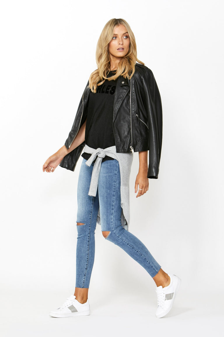 [TEST] Fearless Flocked Tee