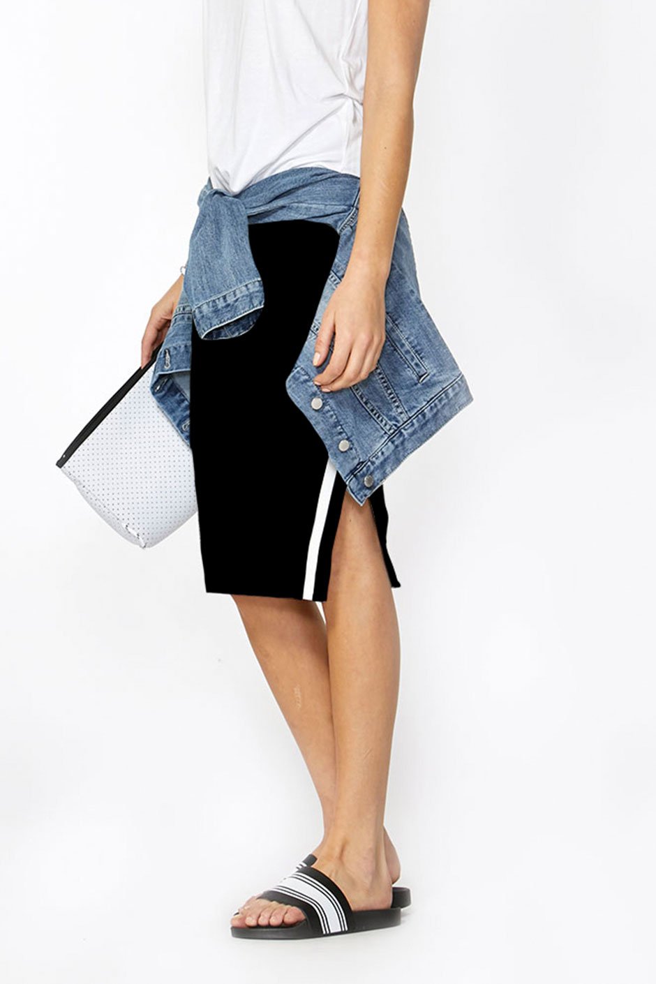 [TEST] Luxe Side Split Skirt