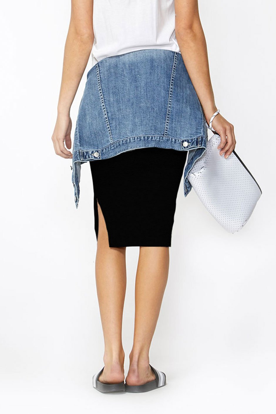 [TEST] Luxe Side Split Skirt