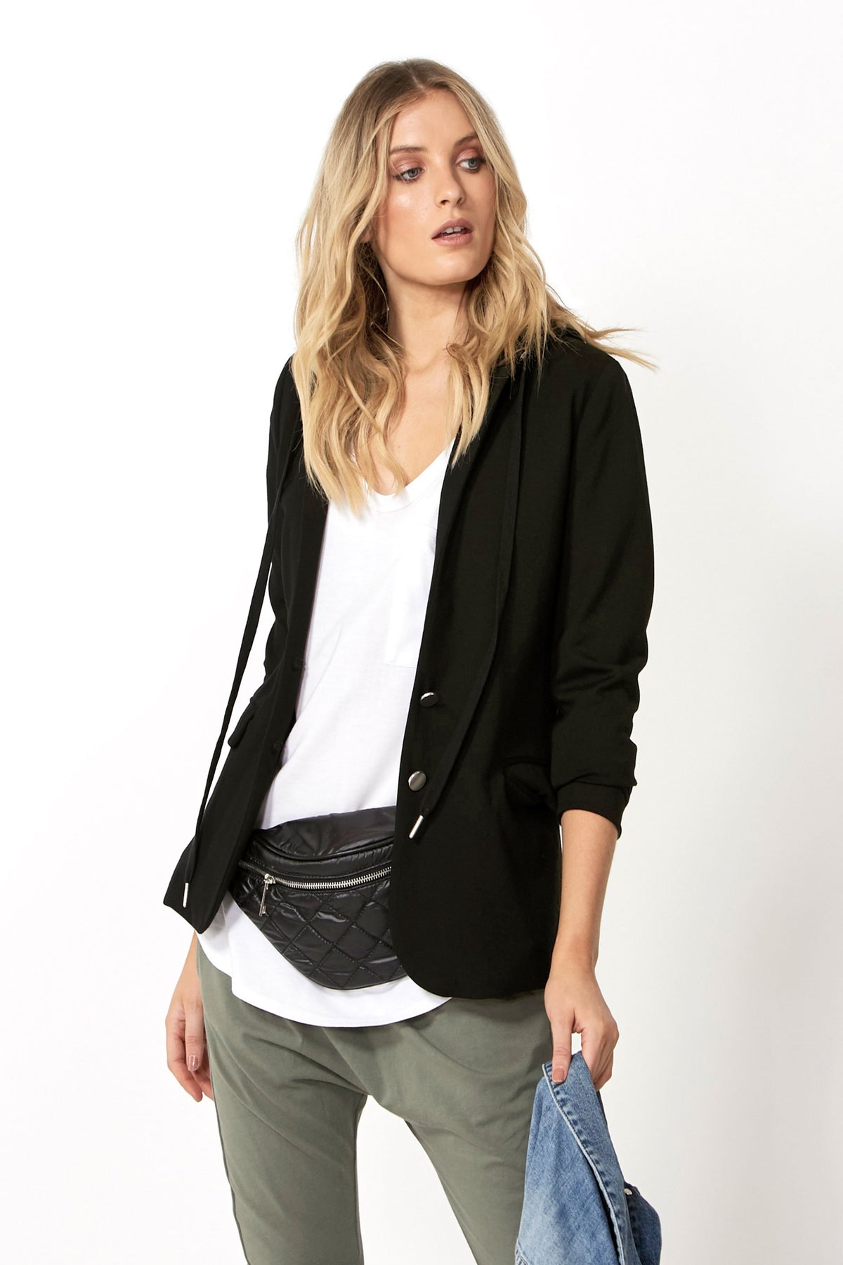 [TEST] Luxe Hooded Blazer
