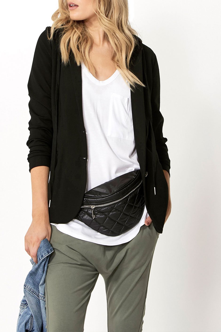 [TEST] Luxe Hooded Blazer