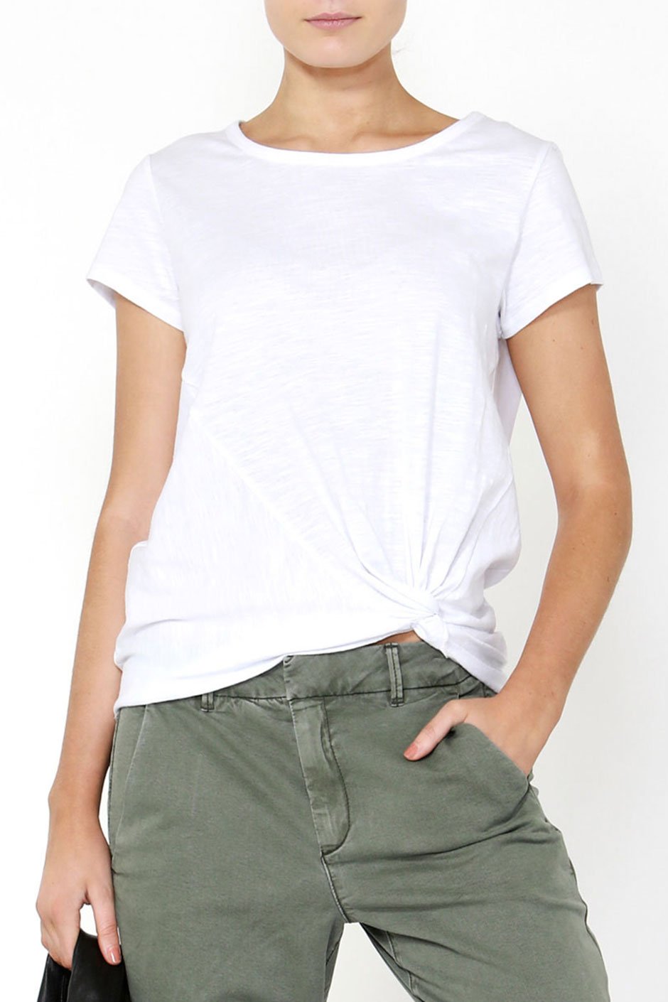 [TEST] Victoria Knot Front Tee