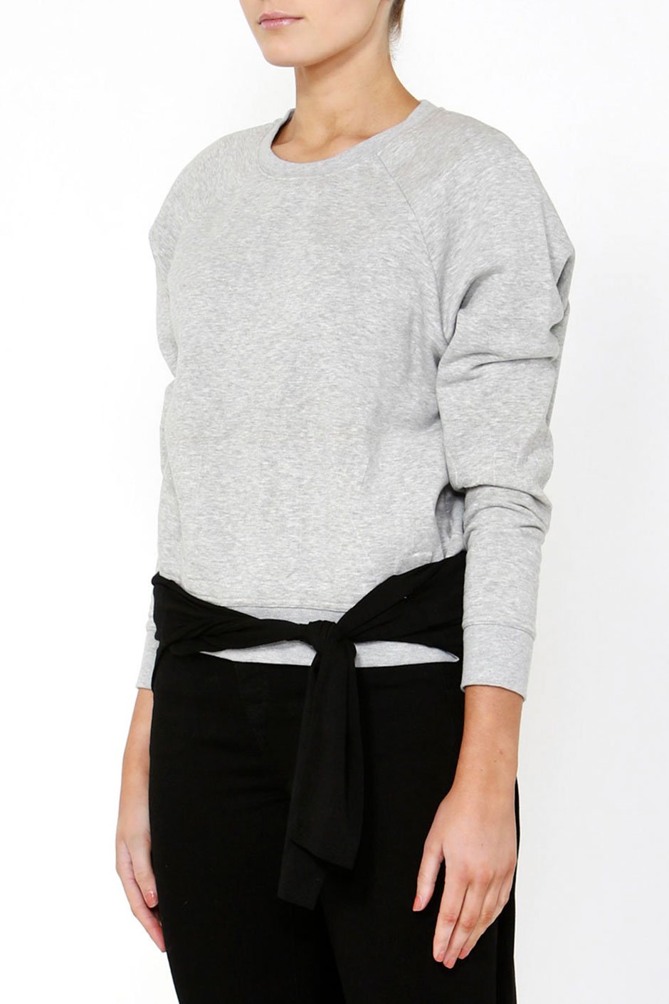 [TEST] Luxe Embossed Crop Sweat