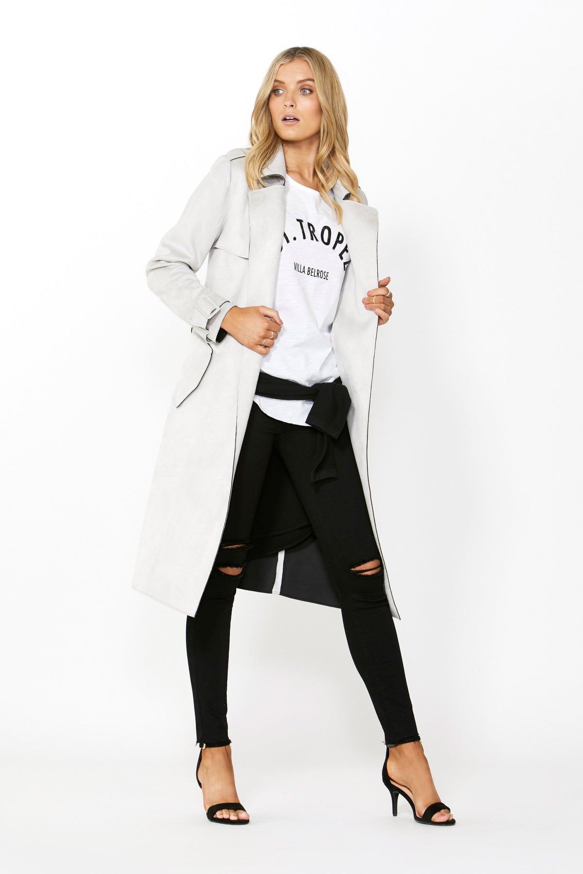 [TEST] Blair Suedette Trench Coat