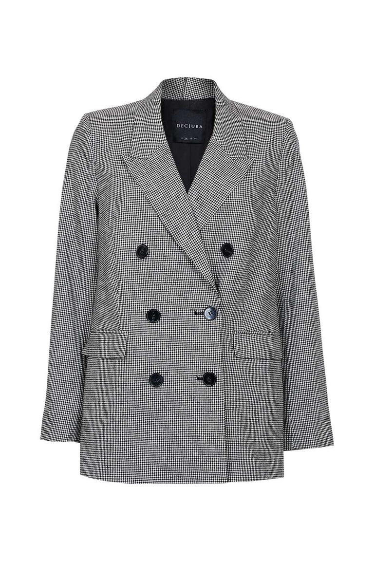 [TEST] Rachel Gingham Blazer