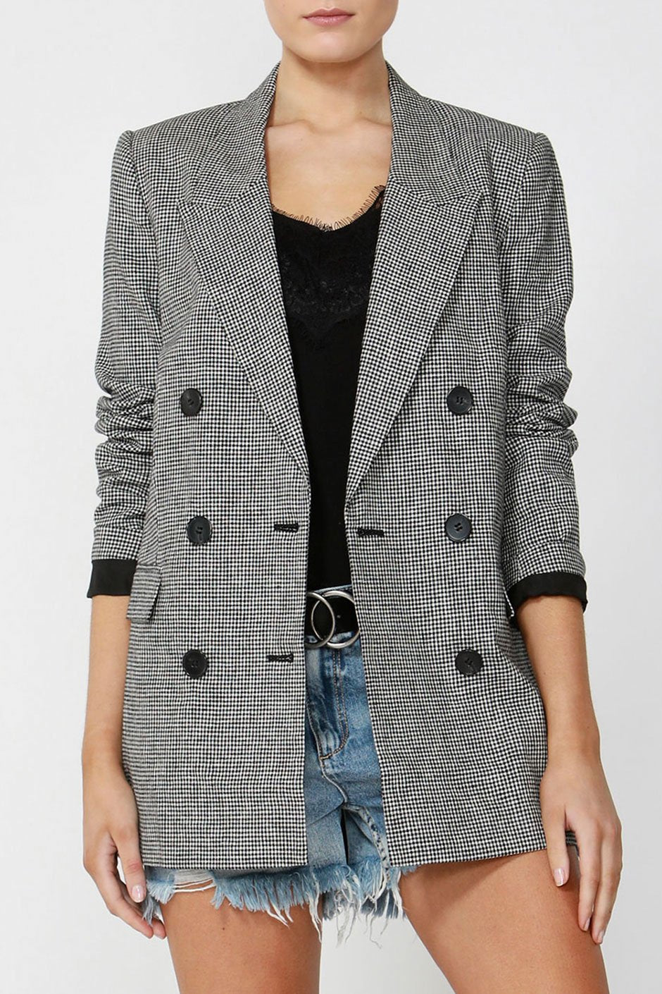 [TEST] Rachel Gingham Blazer