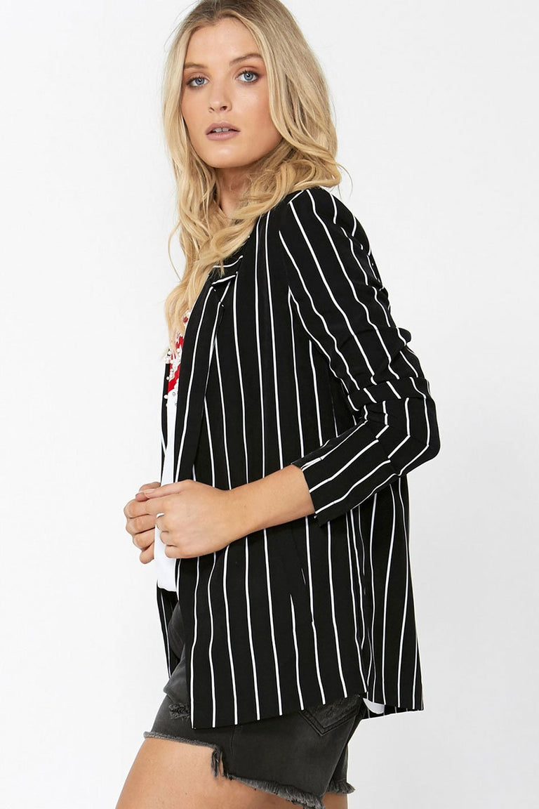 [TEST] Gigi Stripe Tailored Blazer