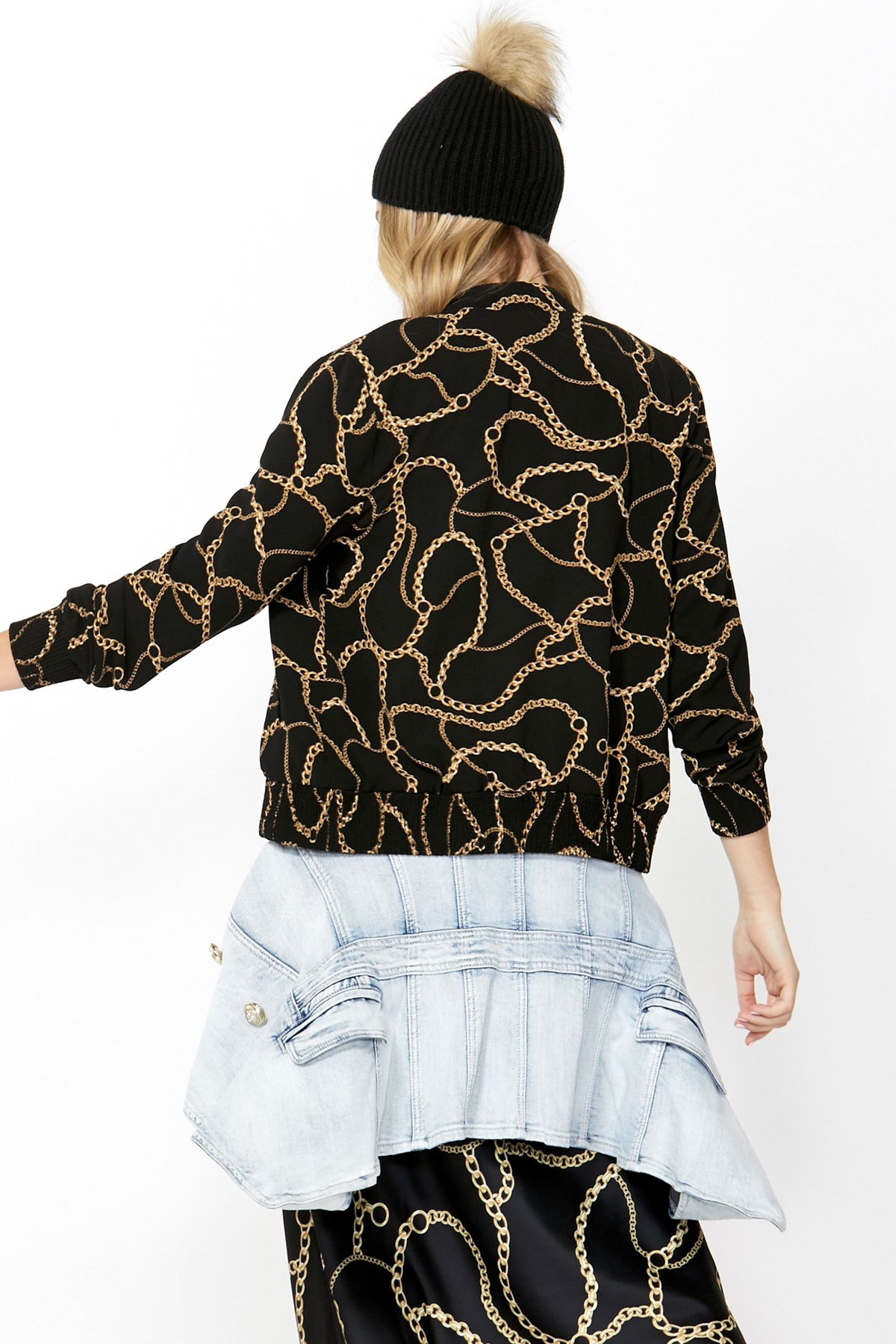 [TEST] Lucia Printed Bomber