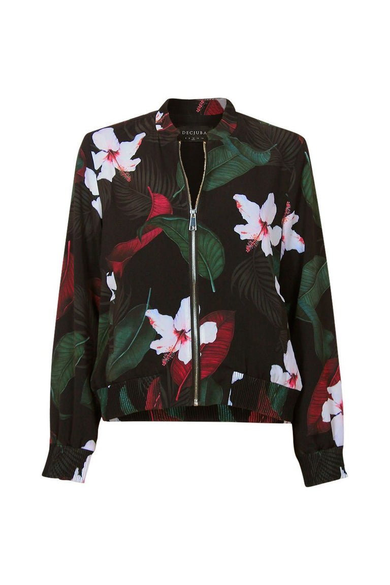 [TEST] Lucia Printed Bomber