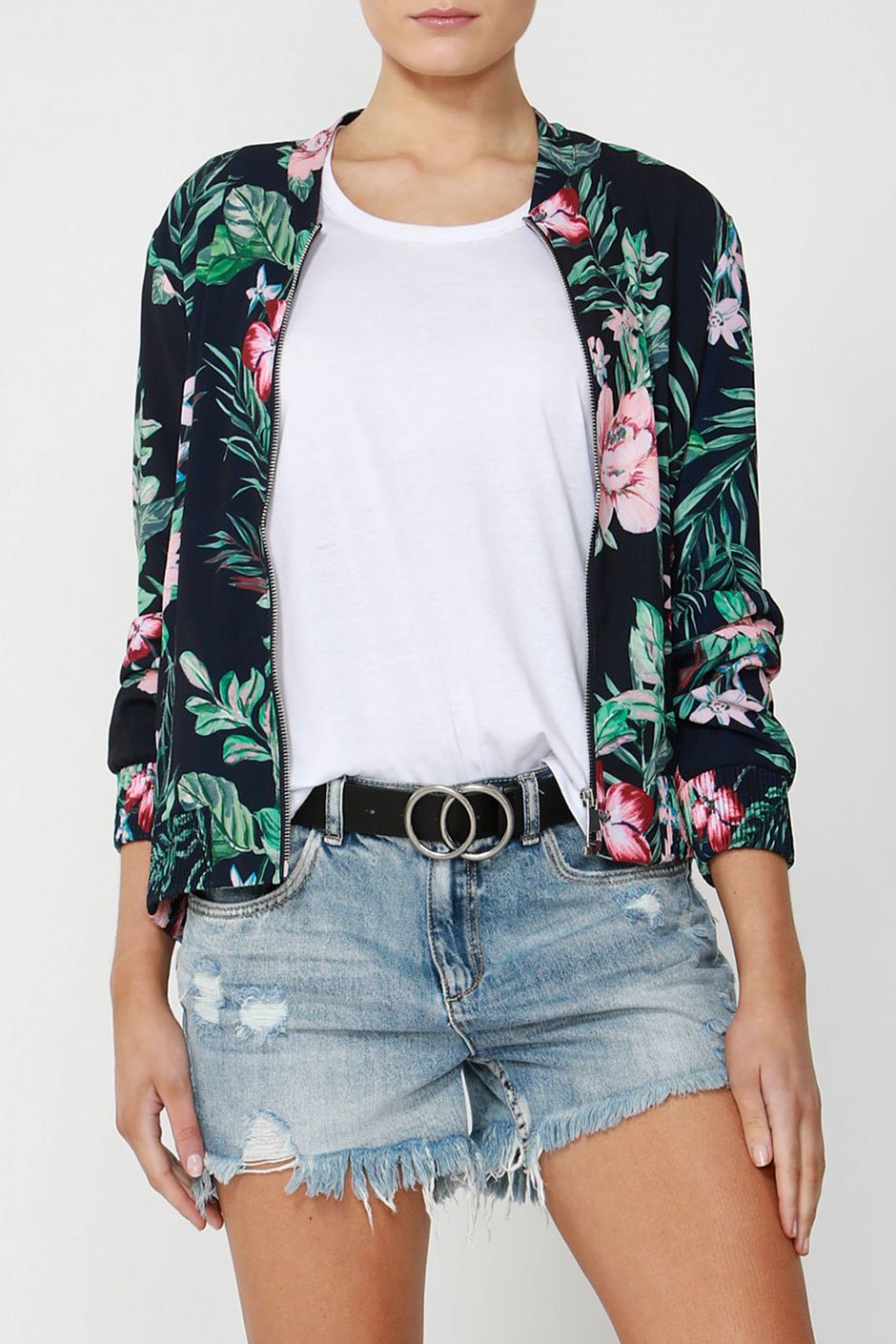 [TEST] Lucia Printed Bomber