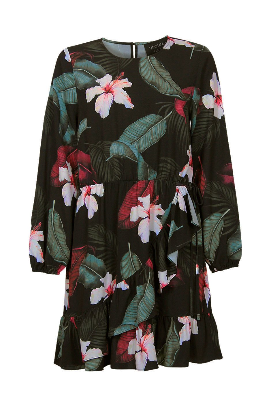 [TEST] Georgia Wrap And Ruffle Dress