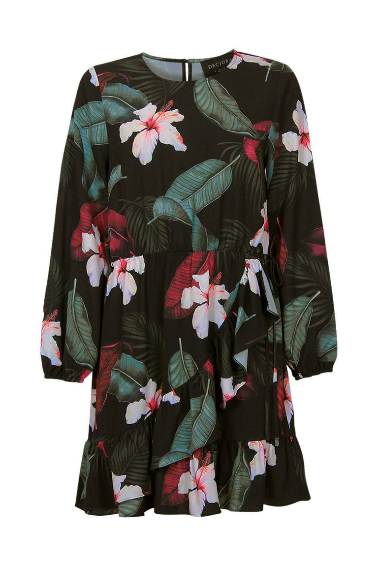 [TEST] Georgia Wrap And Ruffle Dress