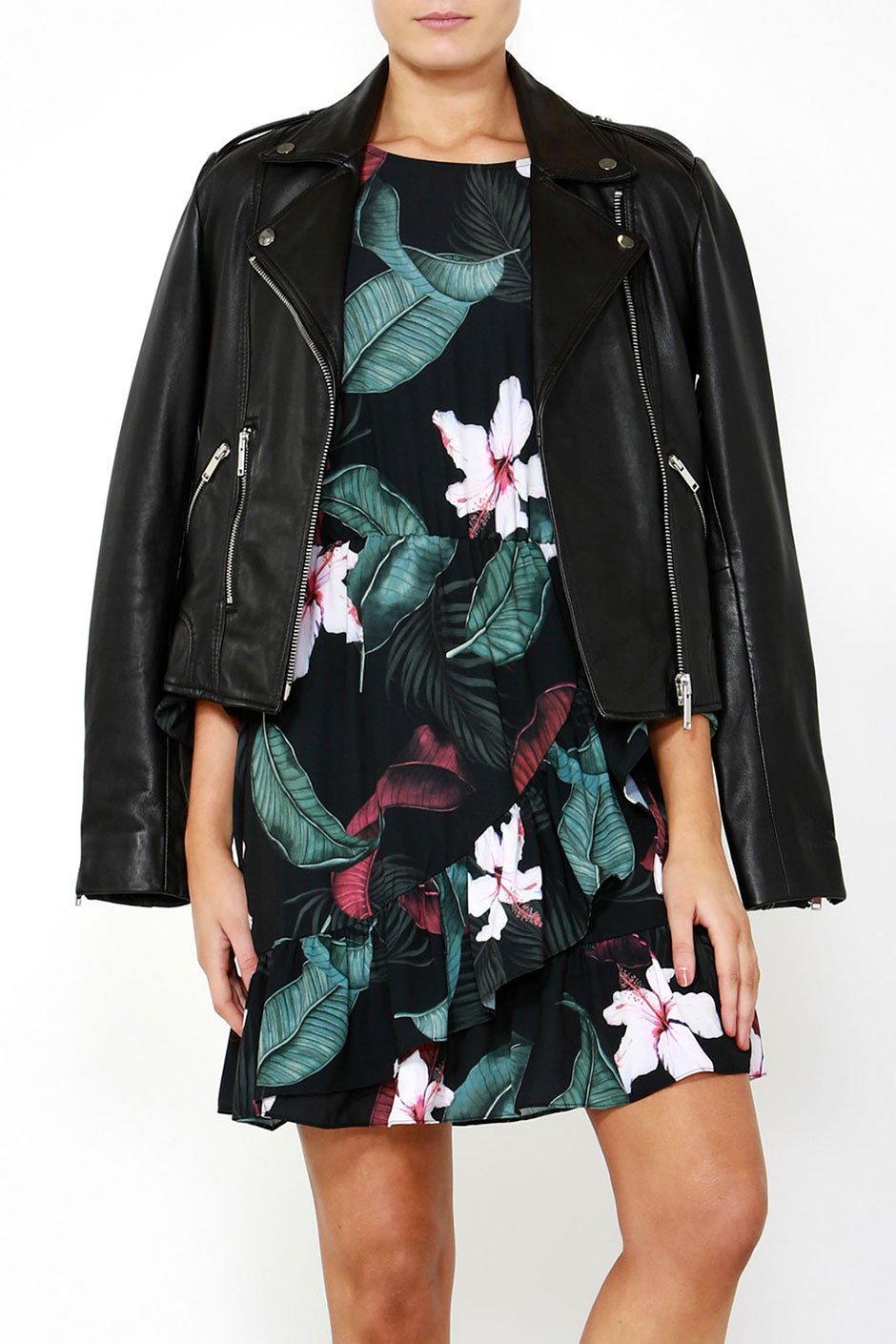 [TEST] Georgia Wrap And Ruffle Dress