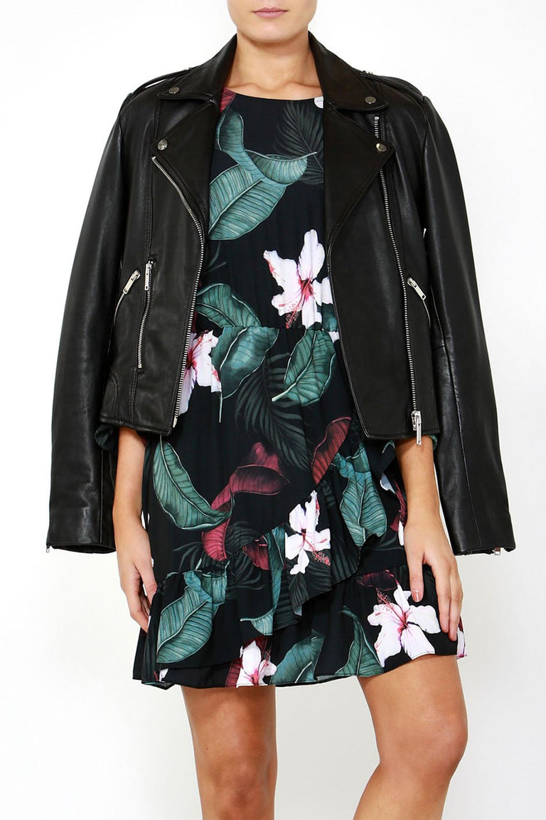 [TEST] Georgia Wrap And Ruffle Dress