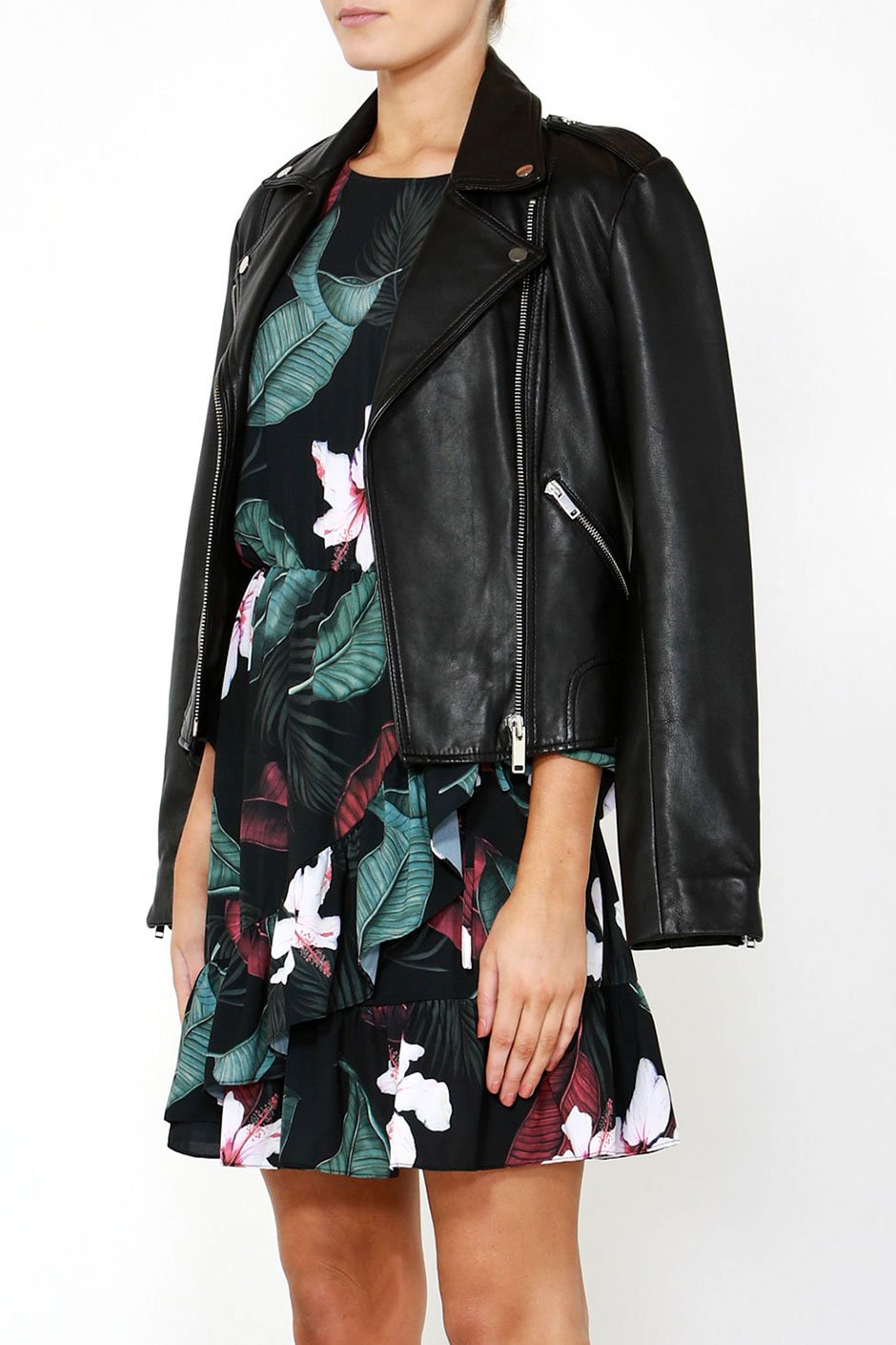 [TEST] Georgia Wrap And Ruffle Dress