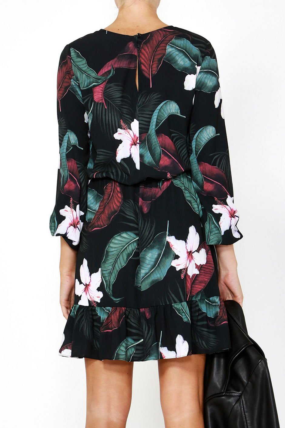 [TEST] Georgia Wrap And Ruffle Dress