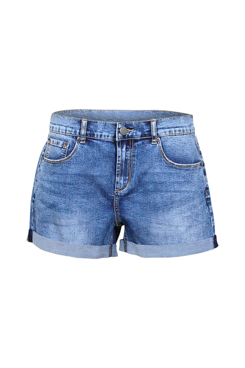[TEST] Tahiti Roll Cuff Denim Short