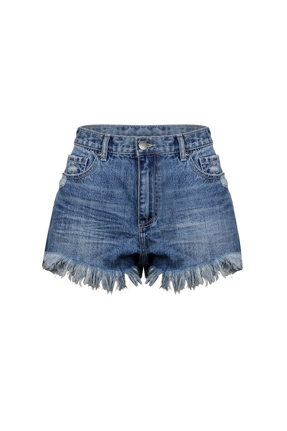 [TEST] Luxe Raw Hem Denim Short