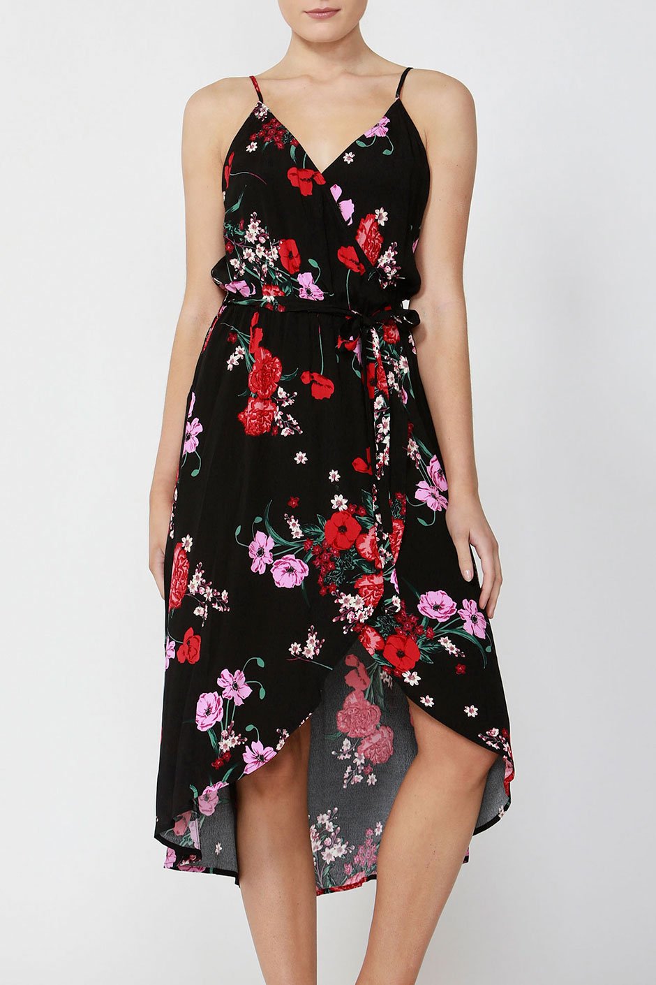 [TEST] Sara Strappy Wrap Dress