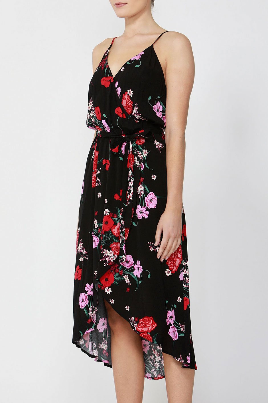 [TEST] Sara Strappy Wrap Dress