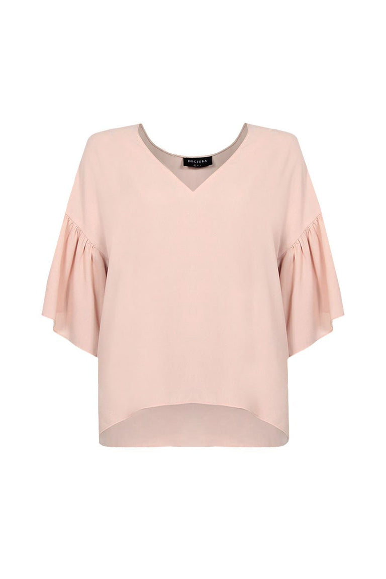 [TEST] Montana V Neck Ruffle Top