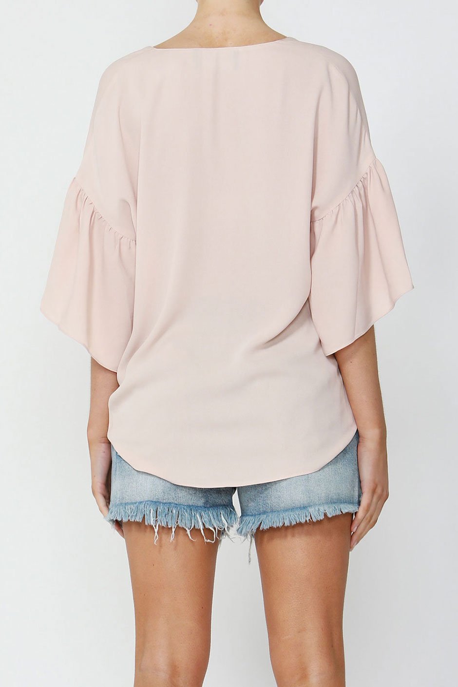 [TEST] Montana V Neck Ruffle Top