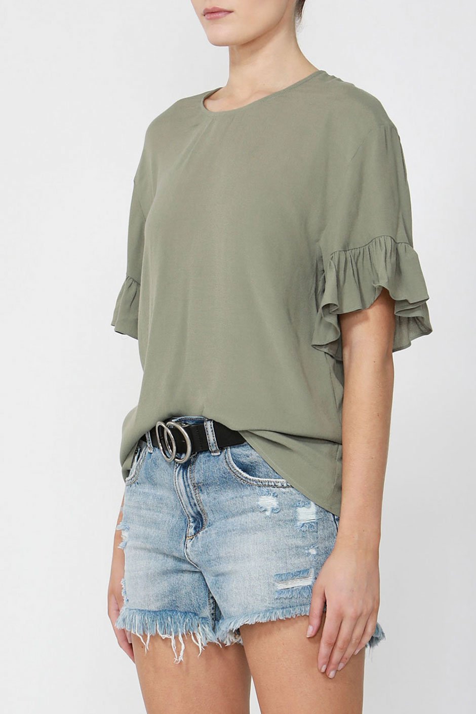 [TEST] Bonnie Flutter Sleeve Top