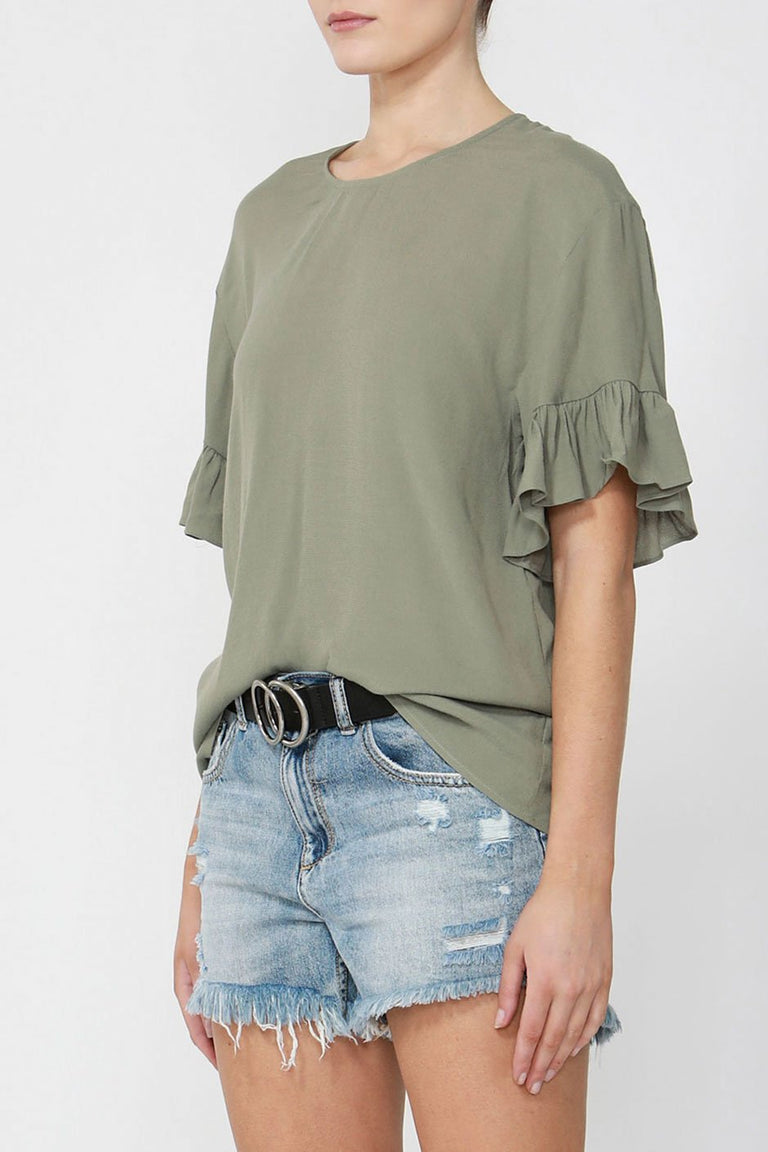 [TEST] Bonnie Flutter Sleeve Top