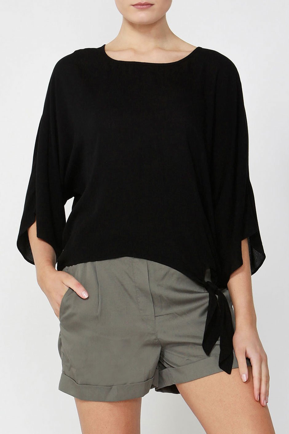 [TEST] Ana Tie Front Top