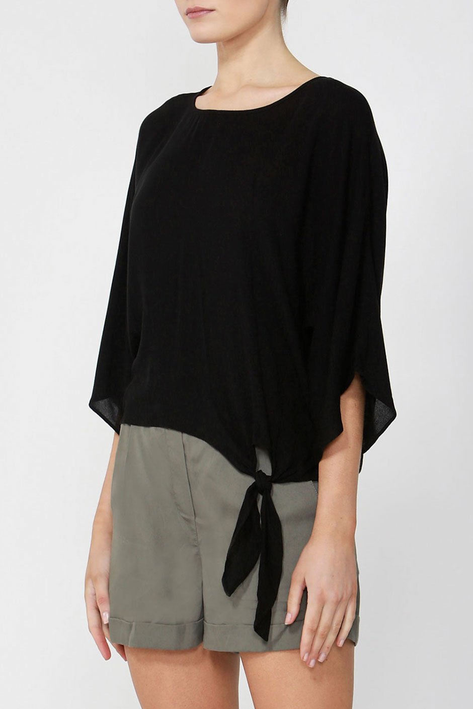 [TEST] Ana Tie Front Top