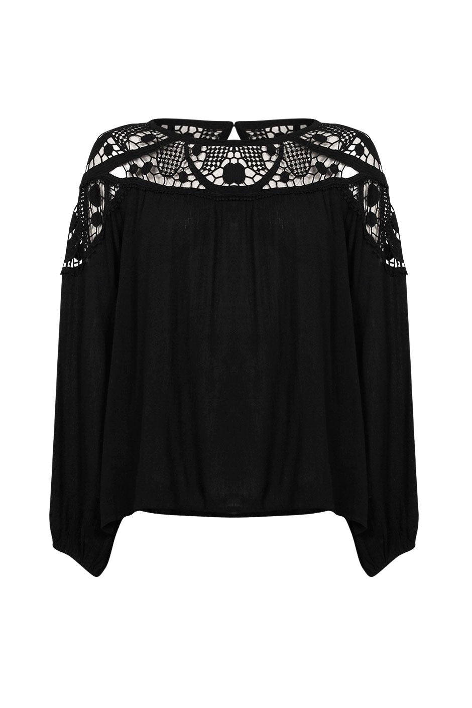 [TEST] Jenni Lace Trim Blouse