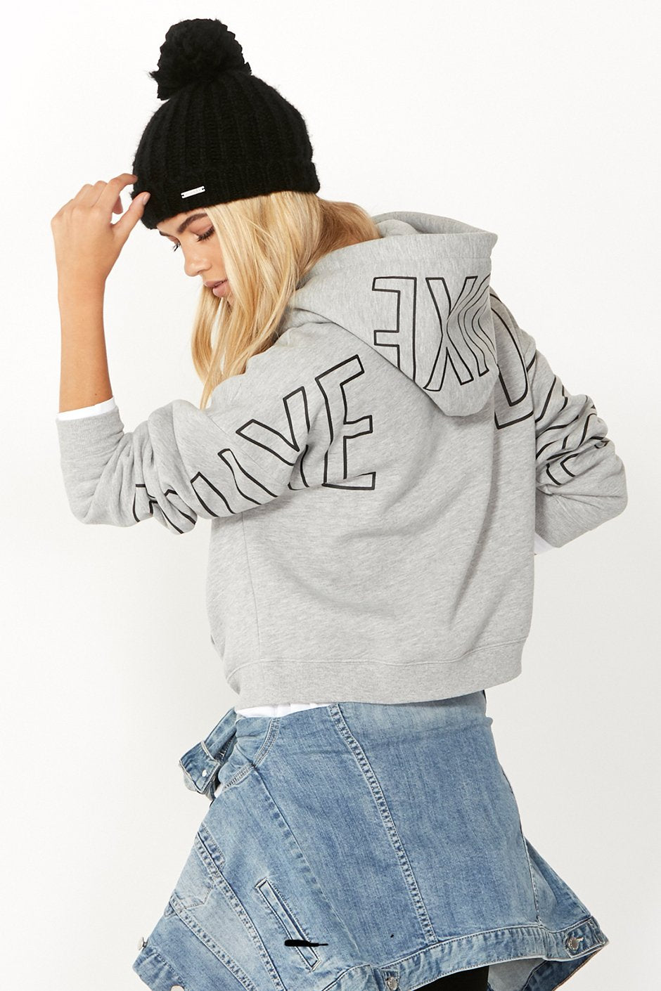 [TEST] Luxe Outline Logo Hoodie