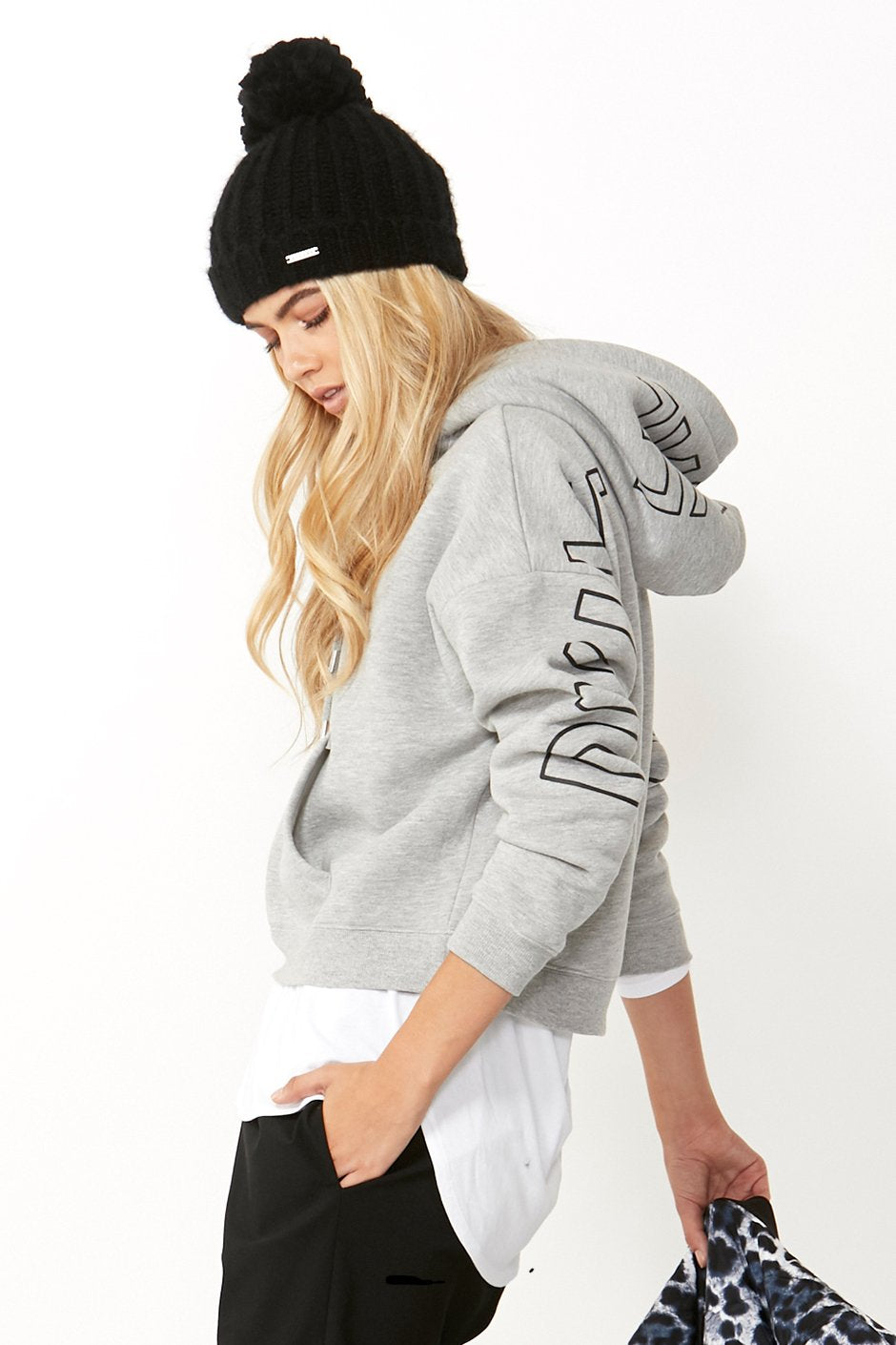 [TEST] Luxe Outline Logo Hoodie
