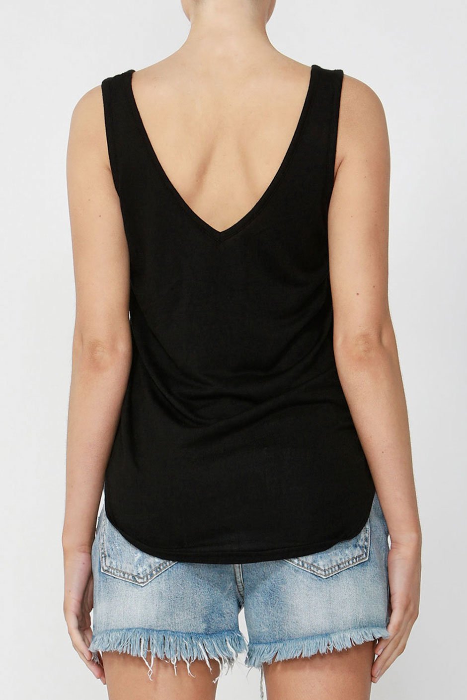 [TEST] Skyla V Neck Textured Tank