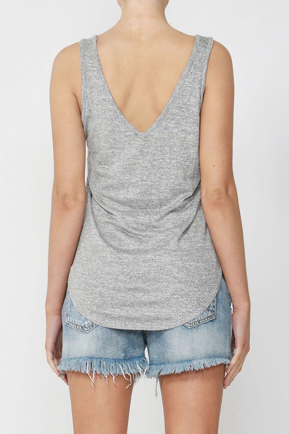 [TEST] Skyla V Neck Textured Tank