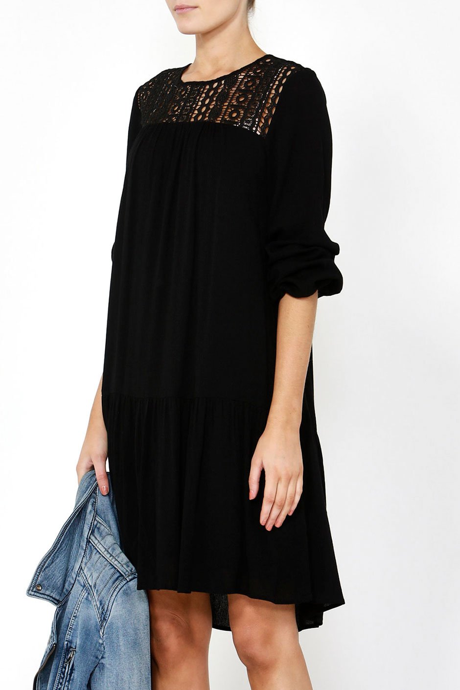 [TEST] Meegan Lace Yoke Dress
