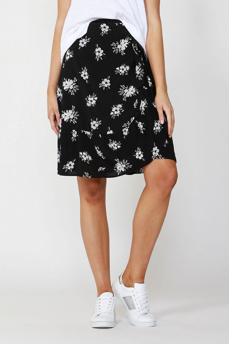[TEST] Kayleigh Mini Wrap Skirt