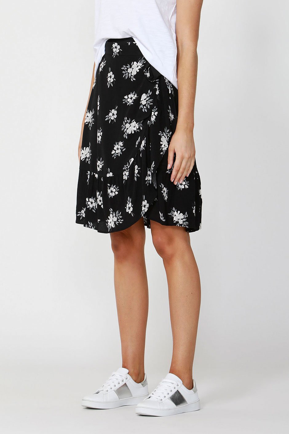 [TEST] Kayleigh Mini Wrap Skirt