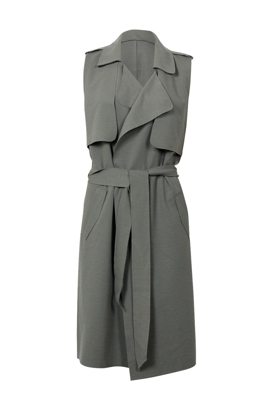 [TEST] Luxe Sleeveless Utility Trench
