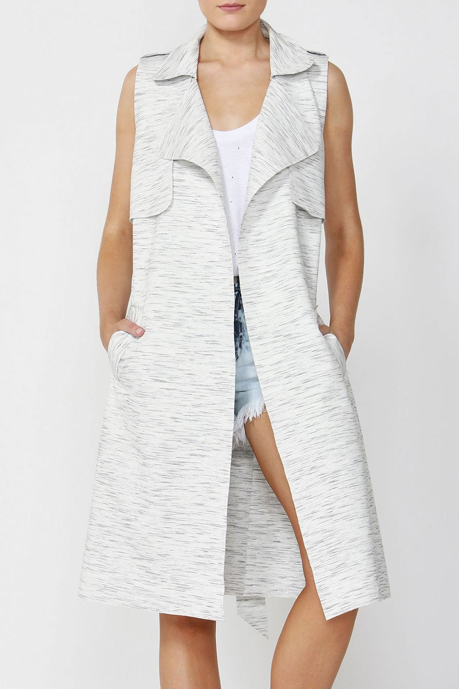 [TEST] Luxe Sleeveless Utility Trench