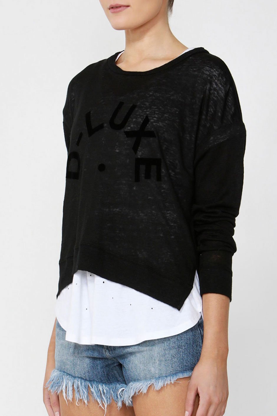 [TEST] D-Luxe Linen Logo Tee