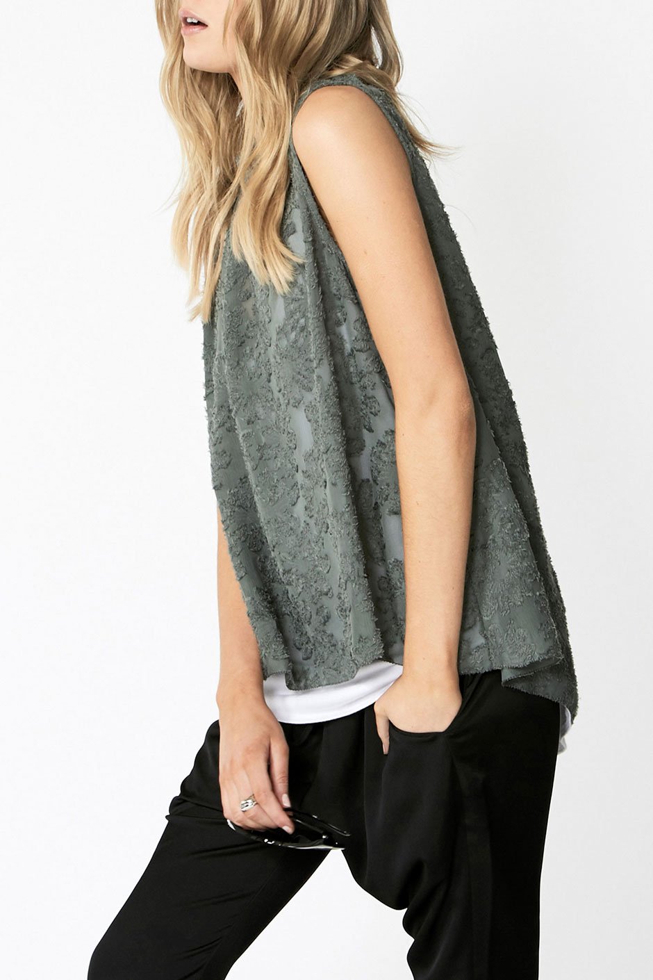 [TEST] Aria Floral Burnout Top