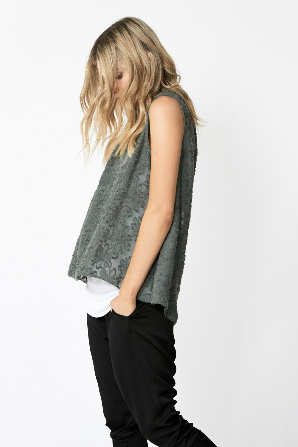 [TEST] Aria Floral Burnout Top