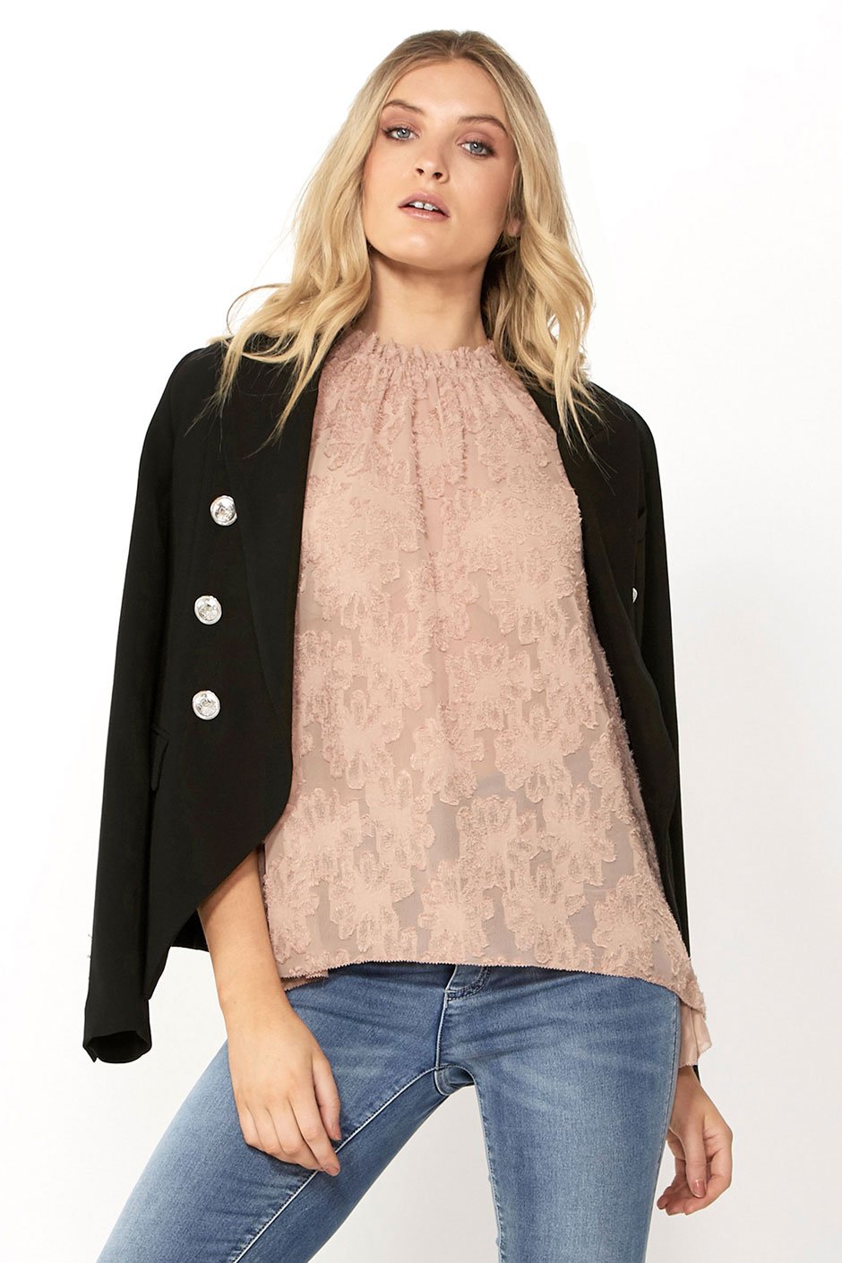 [TEST] Aria Floral Burnout Top
