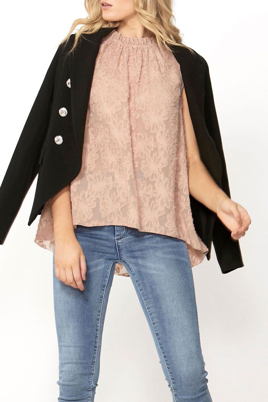 [TEST] Aria Floral Burnout Top