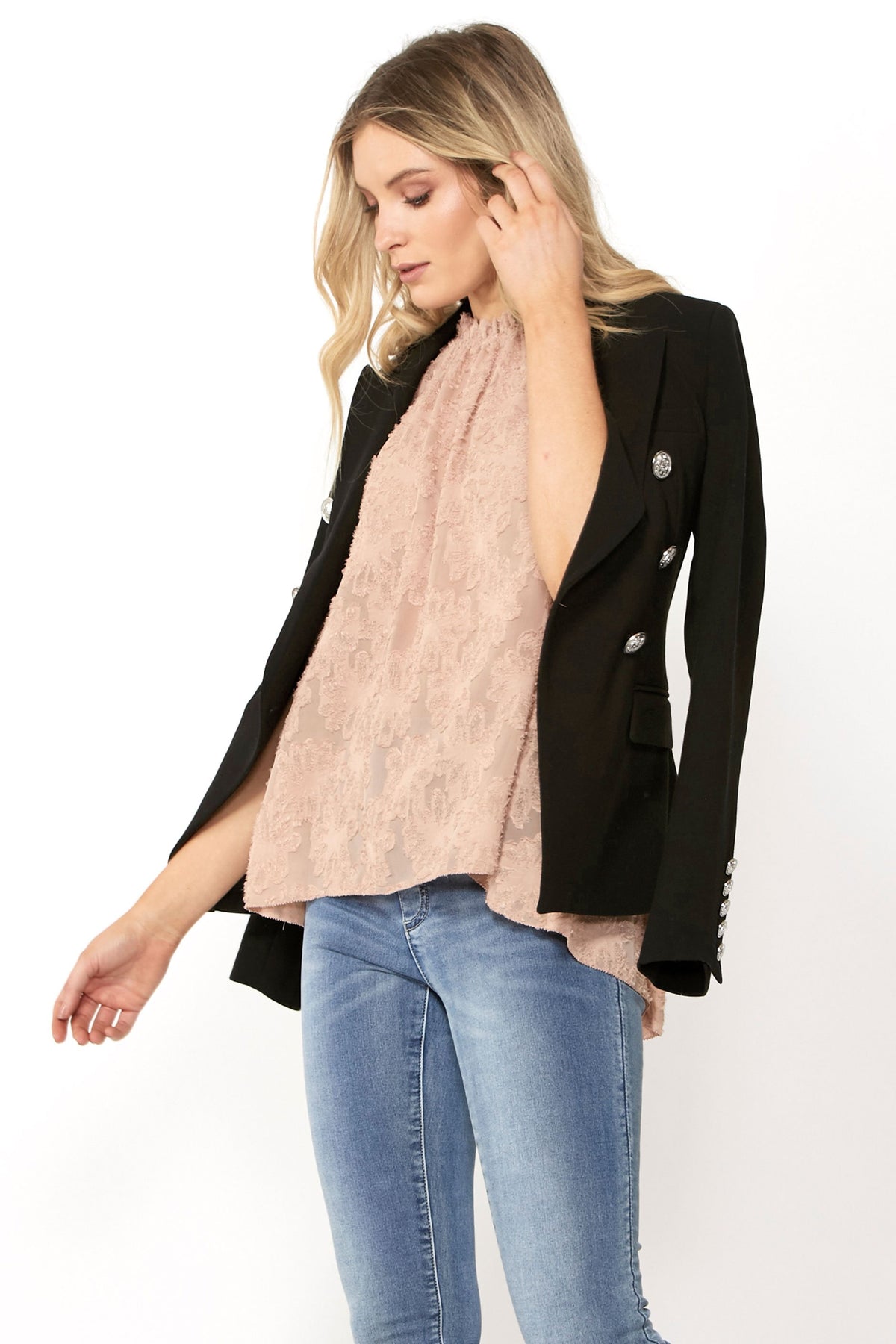 [TEST] Aria Floral Burnout Top