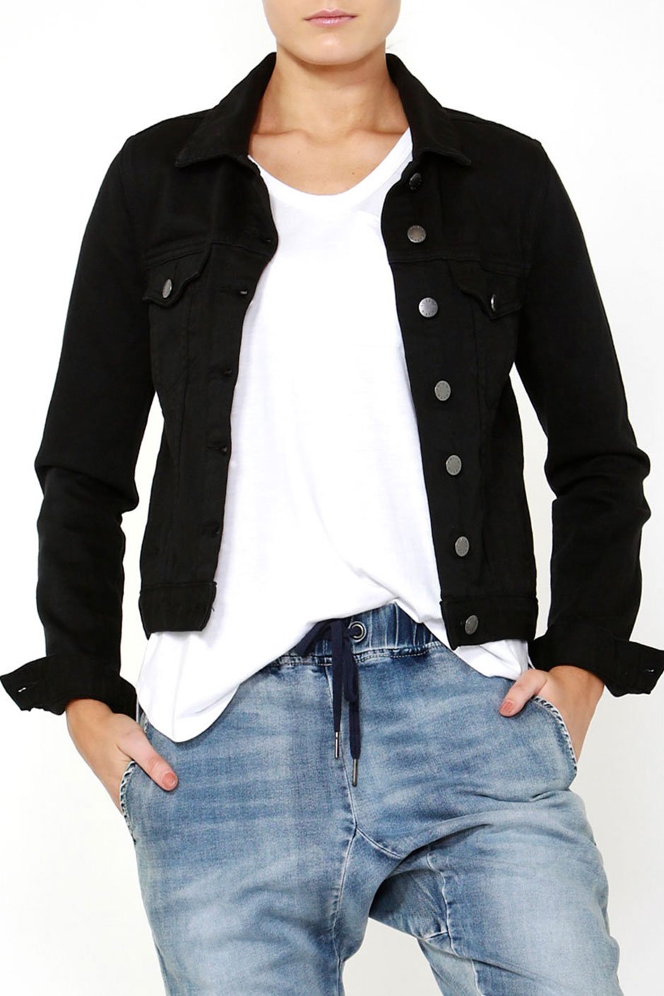 [TEST] Luxe Stretch Denim Jacket